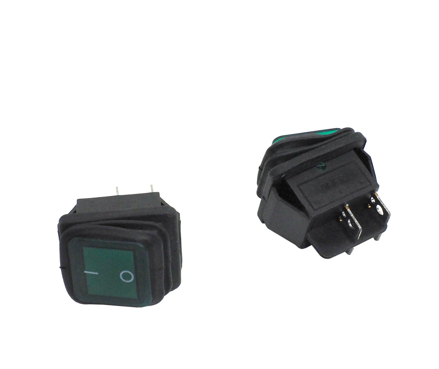 тумблер_SC767_WL_зелен_250V.16A.4-конт.LED