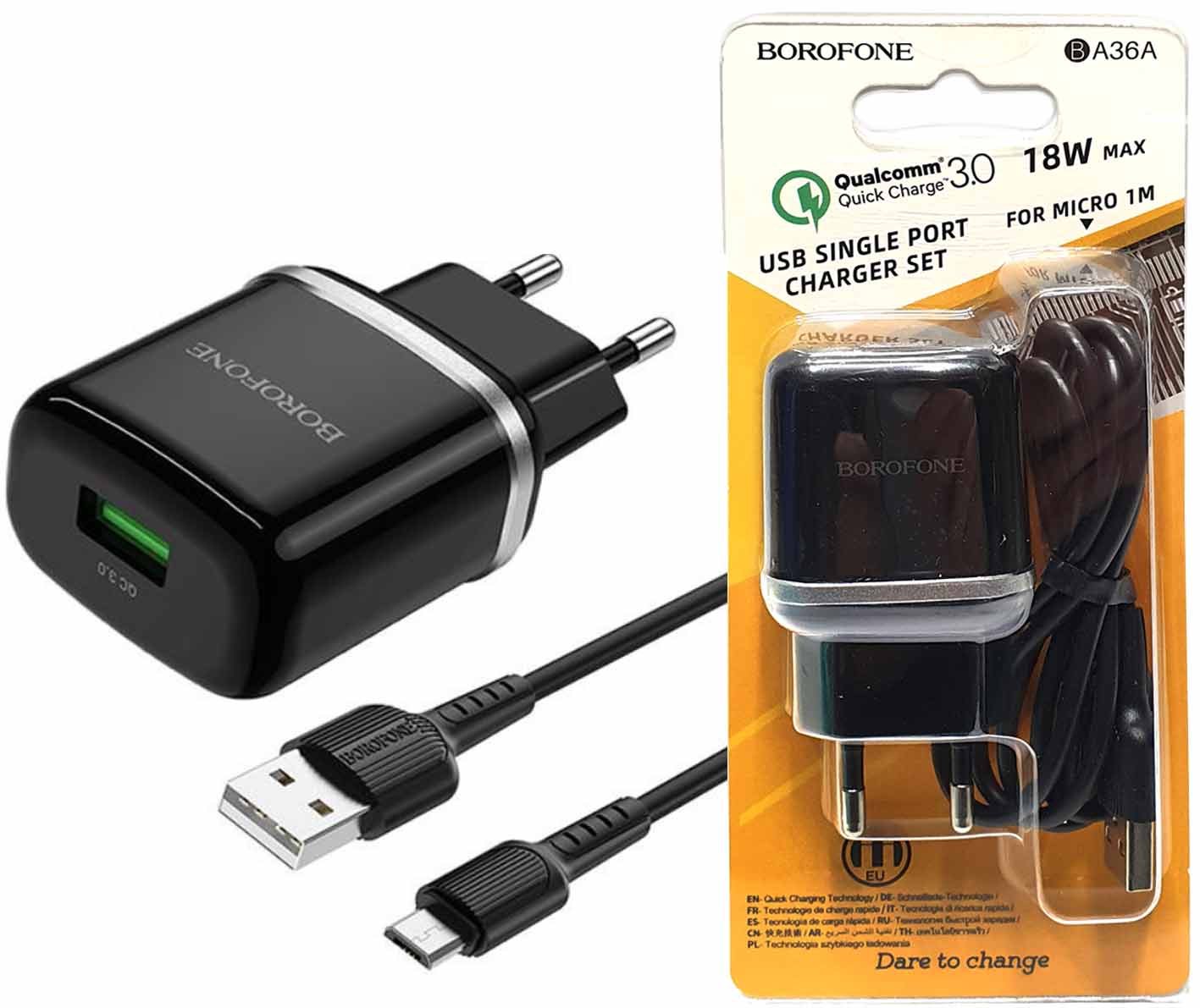 зарядка_BOROFONE_BA36A_Quick-Charge_шнур_microUSB